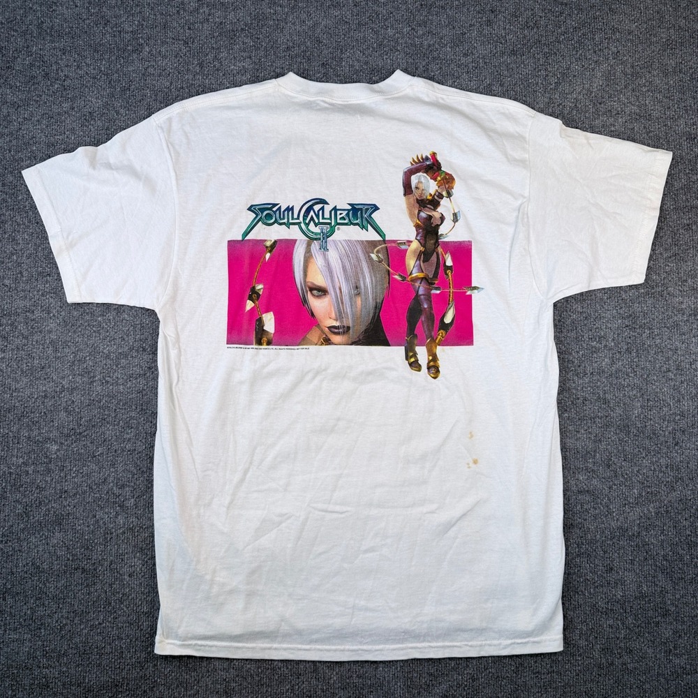 Vintage Soul Calibur II 2 T Shirt Mens XL Namco Promo Gamecube Ivy Video Game - Picture 1 of 8